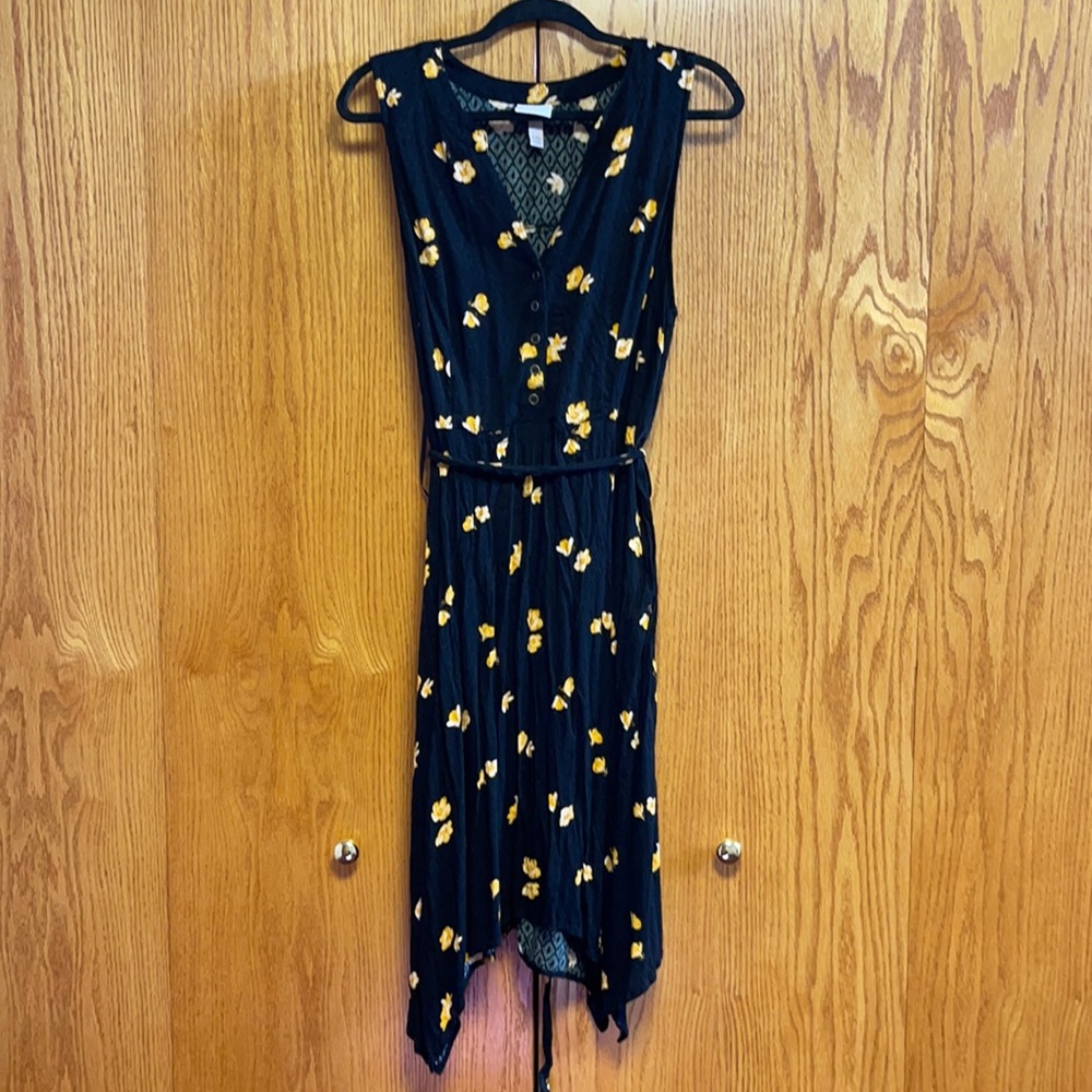 XXL Mid-length Black Sleeveless Dress.  Used once and washed.